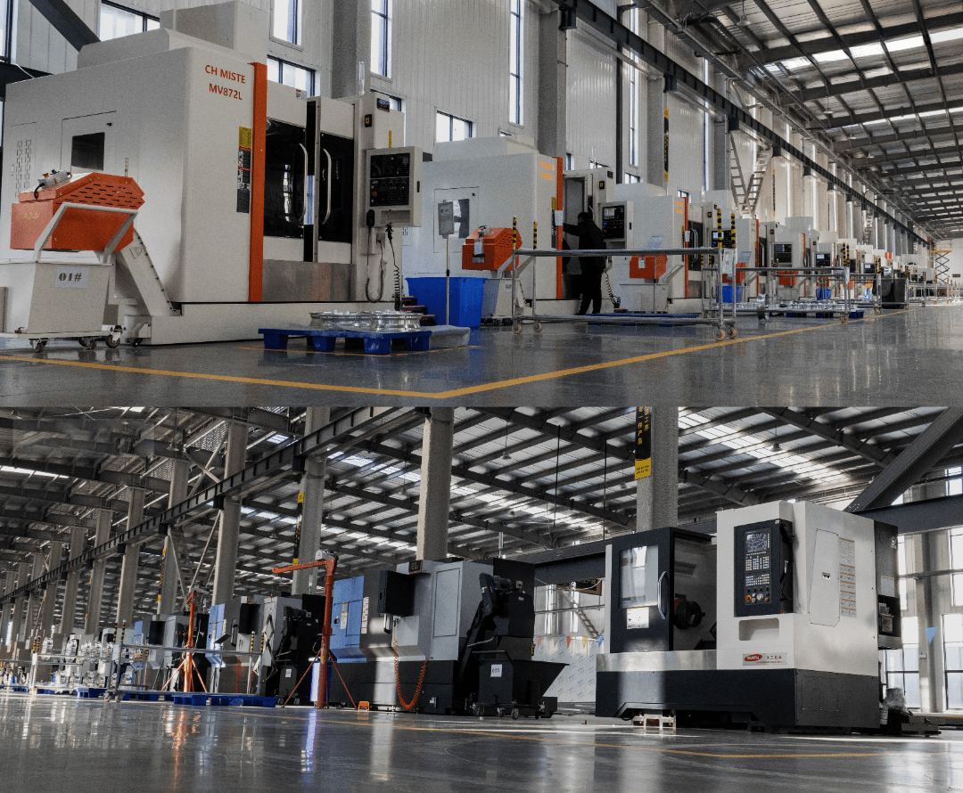 SY Forged CNC machining workshop for forged wheels
